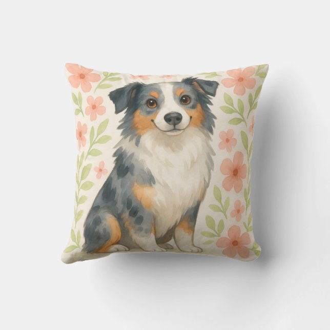 Almohada de Australian Shepherd Regalo para Amante (Reverso)