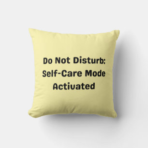 Almohada de autocuidado “No Molestar” – Recarga Me