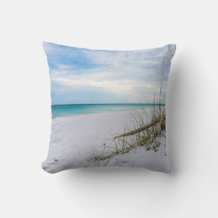 Almohada De Avena De Mar Y Playa De Arena Blanca P