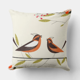 Almohada de Aves Caprichosas