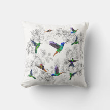 Almohada de aves de primavera