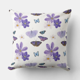 Almohada de baile de lavanda y margarita