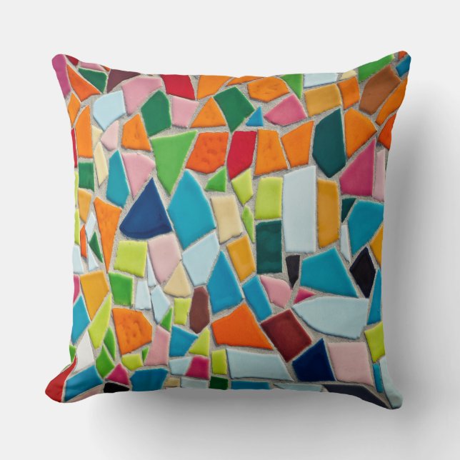 almohada de baldosas mosaico (Anverso)