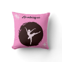 Almohada de ballet arabesca
