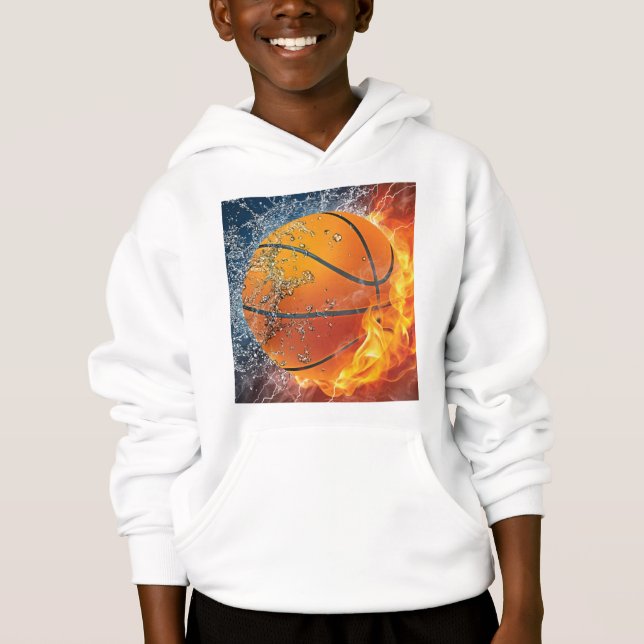 Almohada de baloncesto en llamas (Anverso)