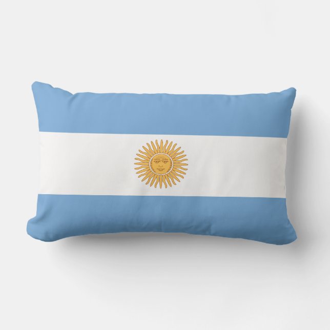 almohada de bandera argentina (Anverso)