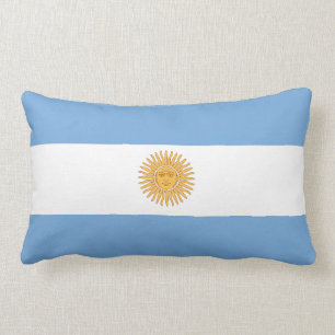 almohada de bandera argentina
