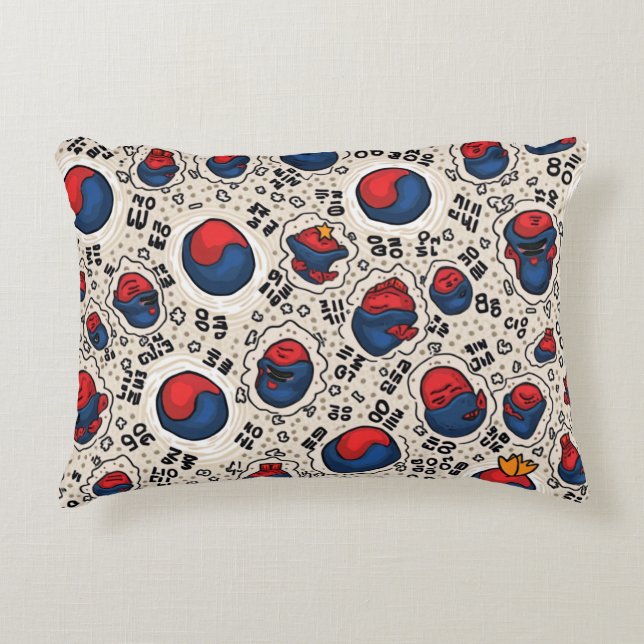 almohada de bandera coreana (Anverso)