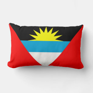 almohada de bandera de antigua y barbuda