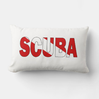 Almohada de bandera de buzo de buceo