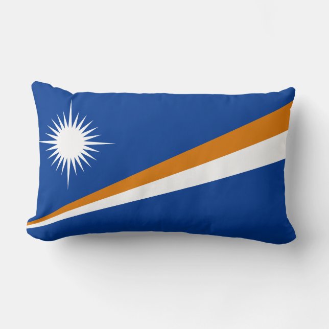almohada de bandera de las Islas Marshall (Anverso)