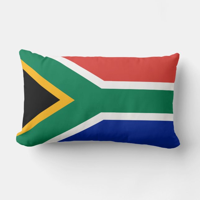 almohada de bandera de Sudáfrica (Anverso)