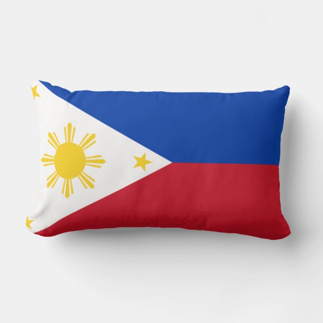 almohada de bandera filipina (Anverso)
