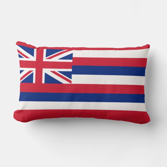 almohada de bandera hawaiana (Anverso)