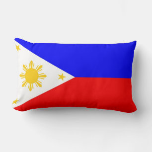 almohada de bandera nacional de filipinas