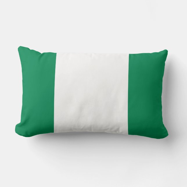 almohada de bandera nigeriana (Anverso)