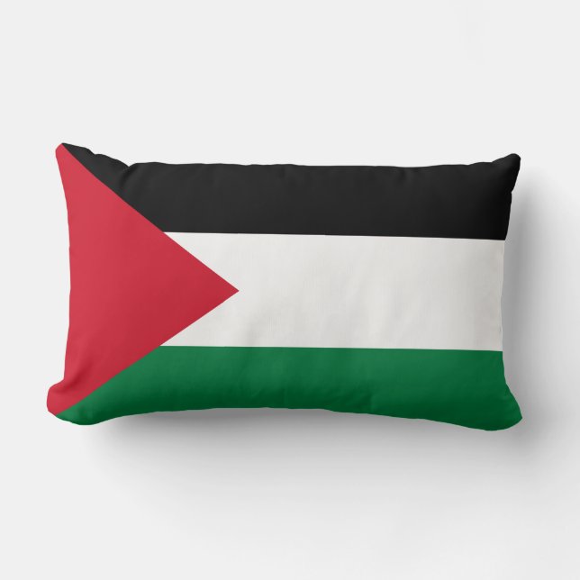 almohada de bandera palestina (Anverso)