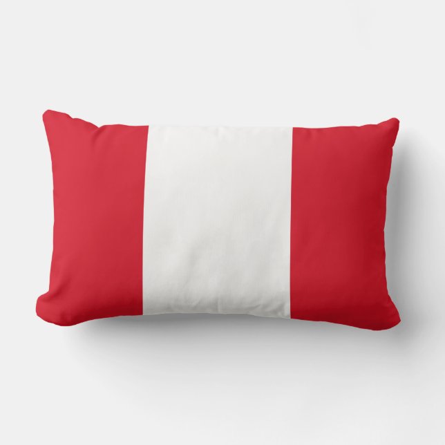 almohada de bandera peruana (Anverso)