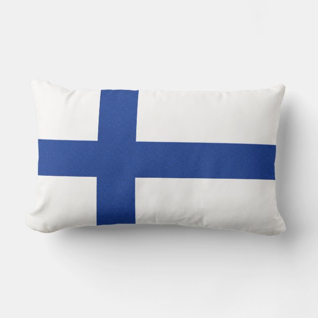 almohada de bandera SUOMI FINLAND (Anverso)
