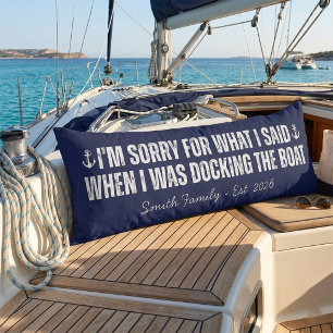 Almohada de barco regalo náutico nombre personaliz