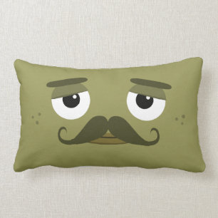 Almohada de BBSS Moustachios #2 (21" x13")