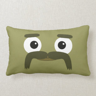 Almohada de BBSS Moustachios #3 (21" x13")