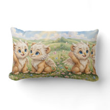 Almohada de bebé grifo Wildflower – Pradera capric