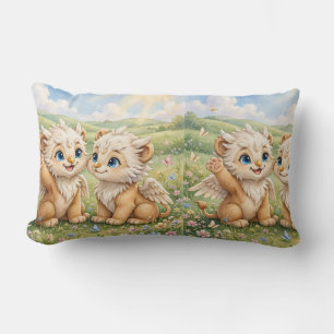 Almohada de bebé grifo Wildflower – Pradera capric