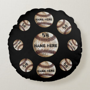 Almohada de béisbol personalizada genial, aspecto 
