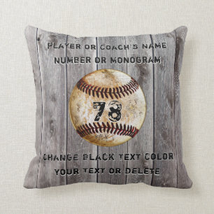 Almohada de béisbol personalizada para entrenador,