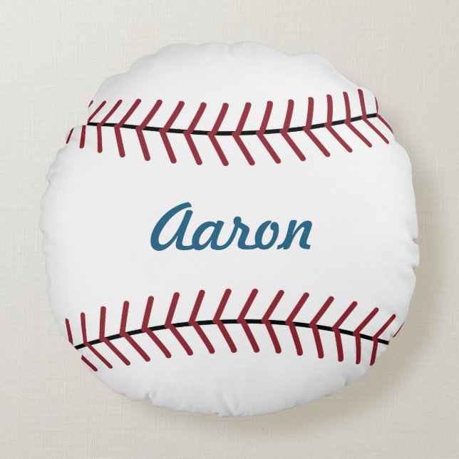 Almohada de béisbol personalizada para niños (Anverso)