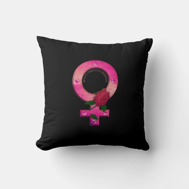 almohada de belleza a través de fuerza (Anverso)