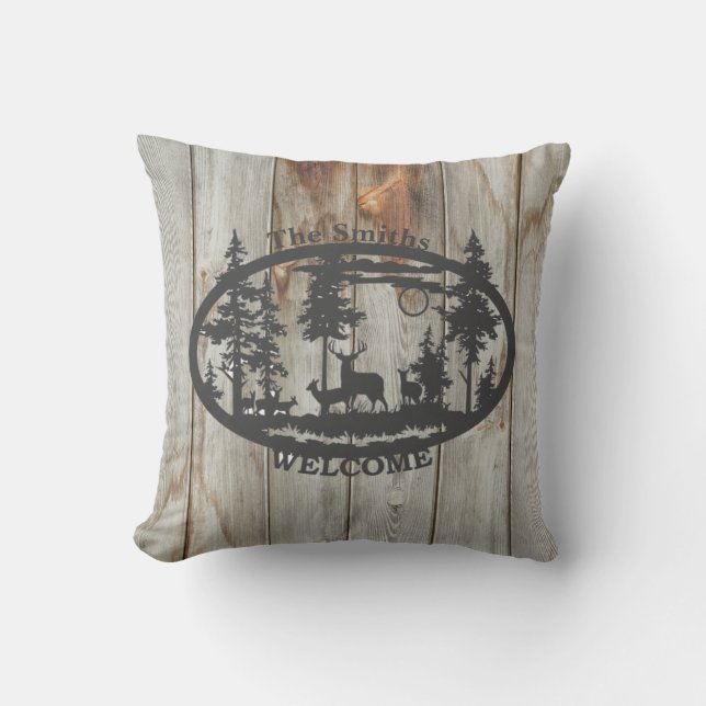 almohada de bienvenida de ciervo (Anverso)
