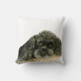almohada de Black Poodle