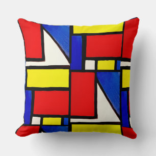Almohada de bloque de color