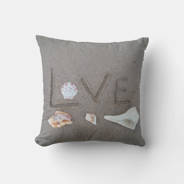 almohada de boda personalizada con conchas y coraz (Anverso)