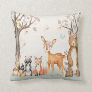 Almohada de Boho del cuarto de niños de la niña 