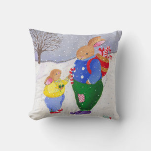 almohada de bollos de nieve