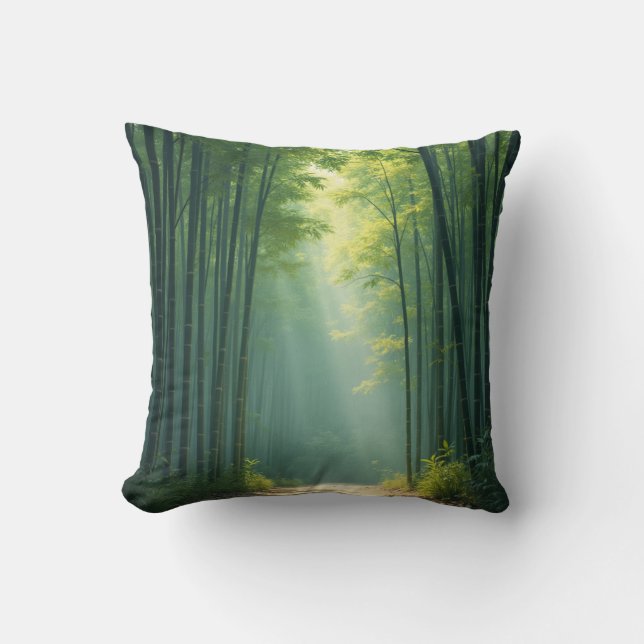 almohada de bosque de bambú (Anverso)