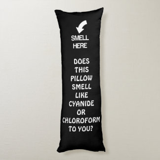 Almohada de broma de cianuro o cloroformo