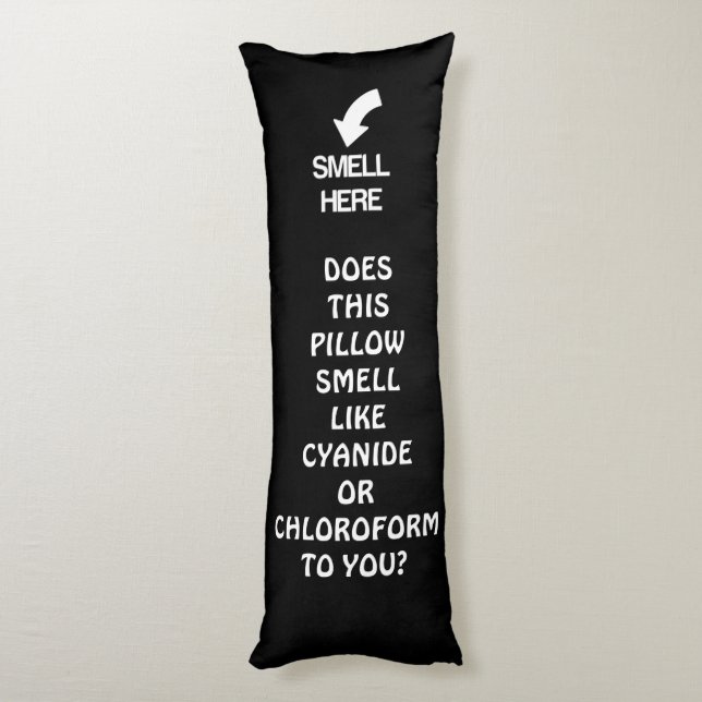 Almohada de broma de cianuro o cloroformo (Atrás (Vertical))