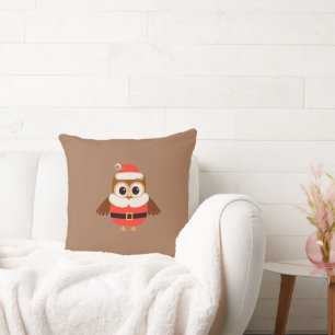 Almohada de búho de Santa