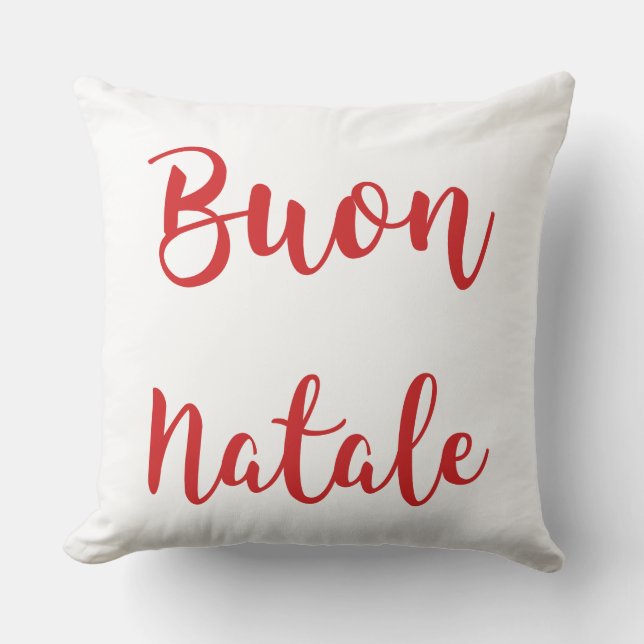 Almohada de Buon Natale (Anverso)
