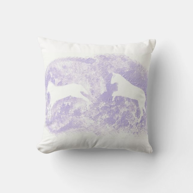 Almohada de Caballo de Lavender (Anverso)