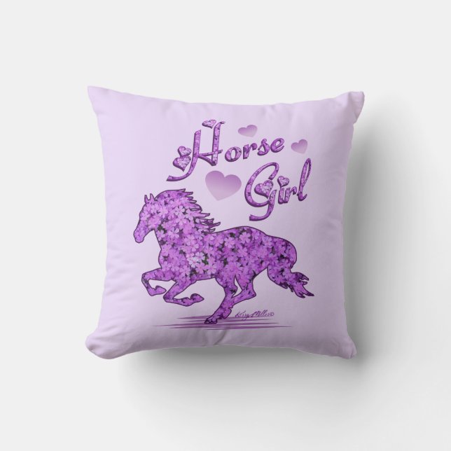 Almohada de caballo para niña (Anverso)