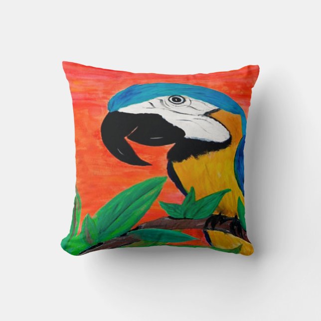 Almohada de cabeza de loro (Anverso)