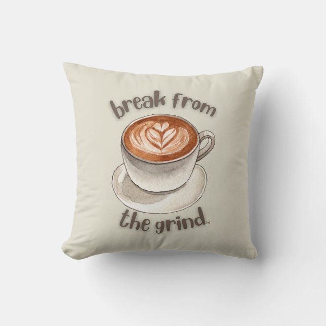 Almohada de Café Latte (Anverso)