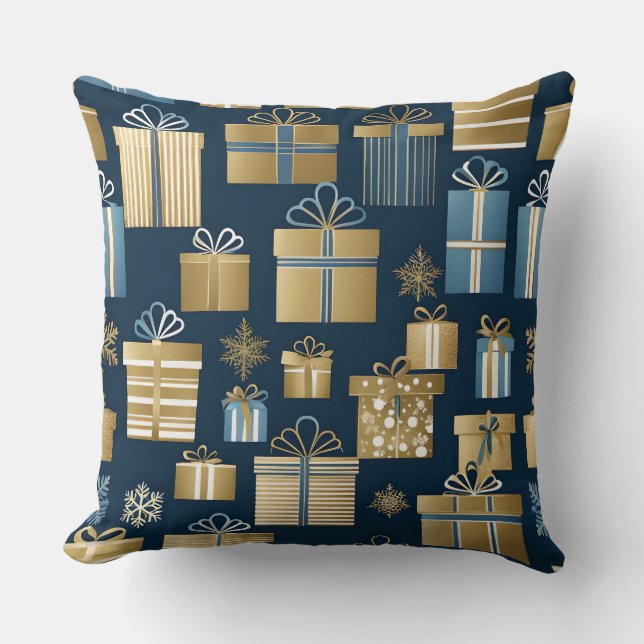 almohada de cajas de navidad (Anverso)