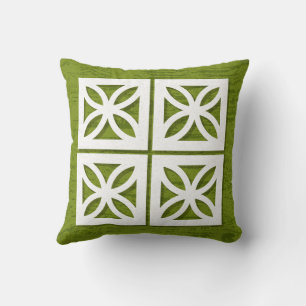 Almohada de cal de cuero moderna de bloqueo de bri
