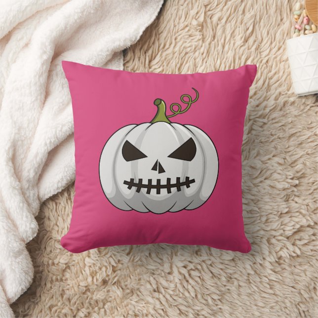 Almohada de calabaza de Halloween, decoración de o (Manta)